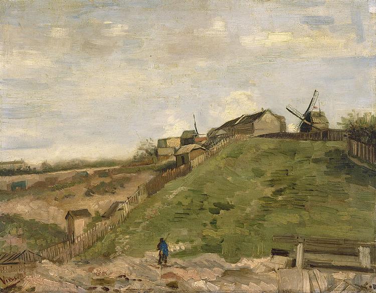 Vincent Van Gogh The hill of Montmartre with stone quarry oil painting image